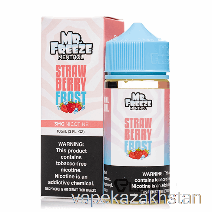 Vape Kazakhstan Strawberry Frost - Mr Freeze - 100mL 6mg